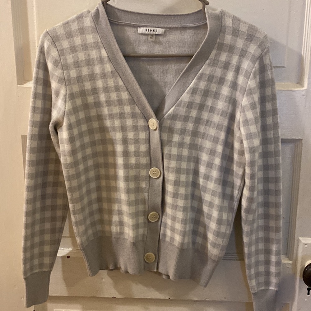 Checkered sweater